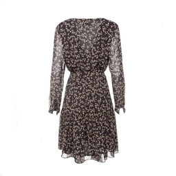 Платье женское короткое MIST plus-size, чёрное, размер 50