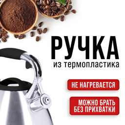 28972 Чайник 3 л нерж/сталь со свистком MB (х12) - Mayer&boch фото 12