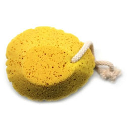 BASICARE Губка банная со шнуром 14,5*11,5см