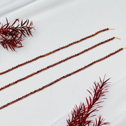 Бусины для украшений из Граната "Спессартин" (130 бусин)