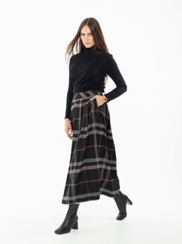 юбка, расклешенная от пояса к низу, с обтачным поясом на шлевках - Трика фото 4