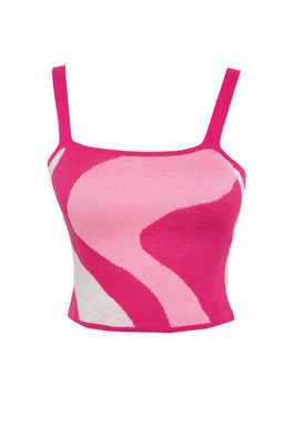TRENDYOLMILLA Turuncu Desenli Bluz-H?rka Triko Tak?m TWOAW23HI00223  фото 8