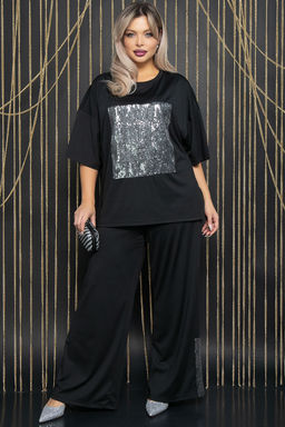 Костюм Наедине со всеми (черный) К12069 - Lt collection фото 4