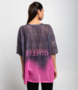 Футболка #КТ106 (10), графит,розовый - Dommod фото 3