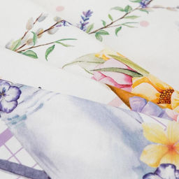 Скатерть Этель Spring easter d=149 см +/-3см, 100% хл, саржа 190 гр/м2  фото 11