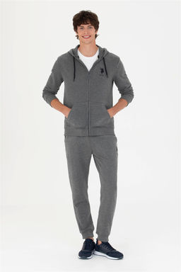 Мужской свитшот антрацитового меланжа - U.s. polo assn фото 11