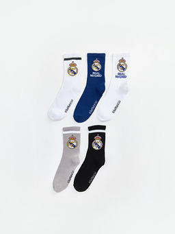 Real Madrid Bask?l? Erkek ?ocuk Soket ?orap 5li