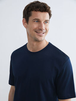 Bisiklet Yaka Penye Erkek Ti??rt