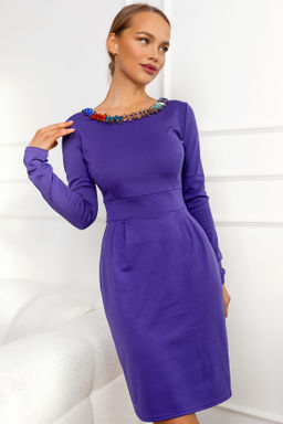 Платье Open Style 6043 фиолетовый