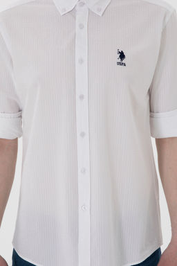 Erkek Beyaz Uzun Kollu G_mlek Sepette S_rpriz _ndirim - U.s. polo assn фото 20