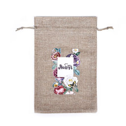 Мешок подарочный с термонаклейкой «Любовь» 15.5×24 см набор 5 шт.