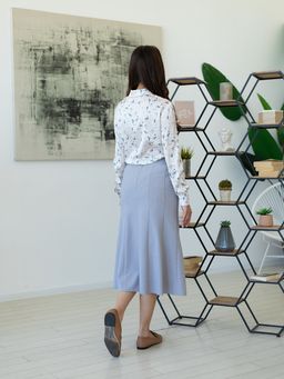 юбка на х/б подкладке лен с вискозой - Трика фото 6