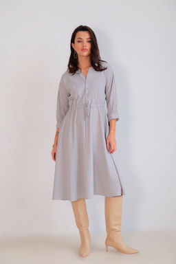 Martichelli Платье светло-серое  фото 4