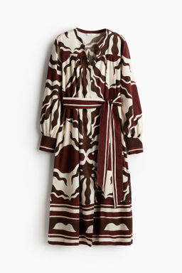 Vestido caftan con cinturon de anudar - H&m фото 7