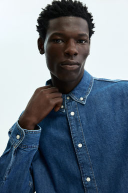 Camisa denim Oversized Fit - H&m фото 5