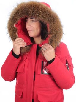 8097 RED Куртка зимняя женская JARIUS (200 гр. холлофайбера) - Fashion фото 15