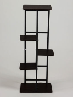 Подставка для цветов Greengo, 5 полок, 36×23×94 см, напольная, каркас металл, полки МДФ, чёрная