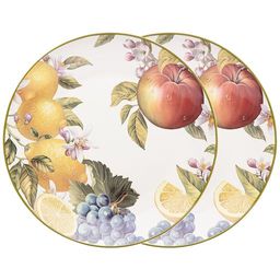 НАБОР ТАРЕЛОК ЗАКУСОЧНЫХ LEFARD ФРУКТЫ 2 ШТ. 20,5 СМ