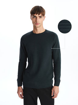 Bisiklet Yaka Erkek Triko Kazak