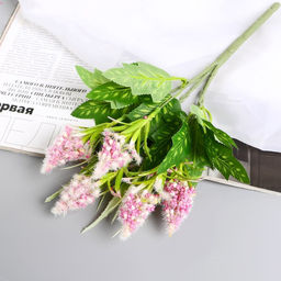 Цена за 2 шт. Букет искусственный Пушица мимоза, 30 см, МИКС