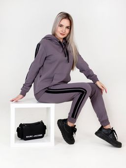 Костюм женский К-199 (футер с лайкрой) Серая