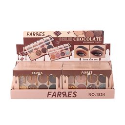 FARRES / Тени - 1824-MIX Chocolate 8 цветов для век. (12) - Farres cosmetics фото 2