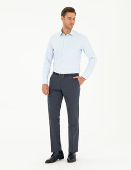 A__k Mavi Slim Fit Arm_rl_ Uzun Kollu G_mlek