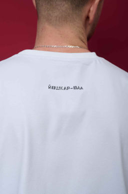 Футболка оверсайз унисекс "Юбилейная" белый