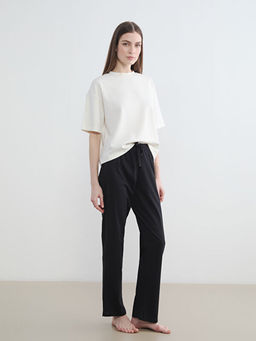 Beli Lastikli Kad?n Pijama Alt