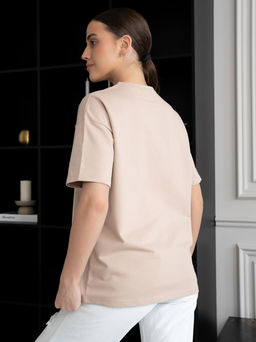 Футболка Оверсайз, цв. Бежевый