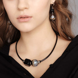 Серьги из муранского стекла GRACEFUL BLOOM LS3129 - Vloes фото 4