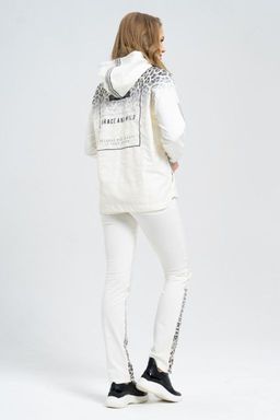 Толстовка из футера комбинированного с принтованной плащевой тканью - А+б коллекция фото 11