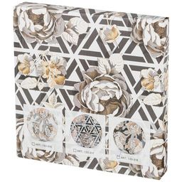 ТАРЕЛКА ОБЕДЕННАЯ GOLDEN ROSE 27СМ, ГЕОМЕТРИЯ - Lefard фото 2