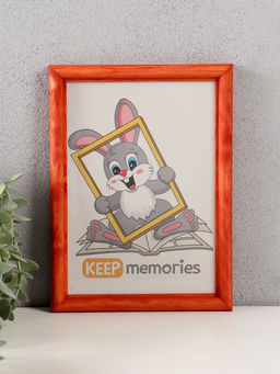 Цена за 2 шт. Фоторамка для фото 15×21 см Keep memories, махагон, (пластиковый экран), дерево