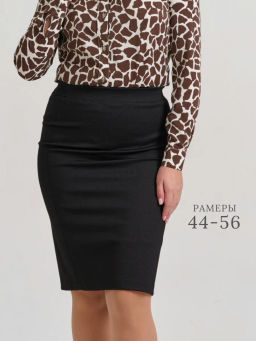 Юбка на круговой резинке из плотного трикотажа