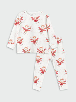 Bisiklet Yaka Uzun Kollu K?z Bebek Pijama Tak?m?