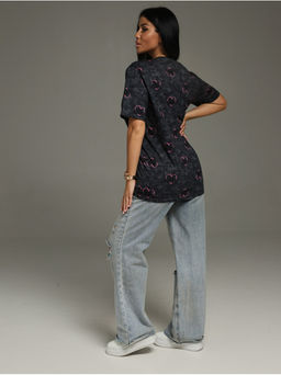 Футболка Принт графит женская - София фото 2