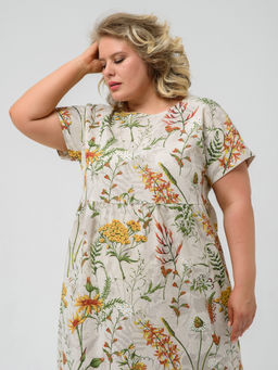 Платье Хлопок 70% Лён 30% Кострома 2 - Оптима фото 68