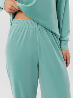 Комплект женский велюровый зеленый - Mark formelle фото 8