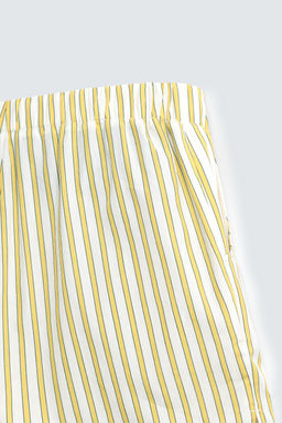 EMBROIDERED STRIPED SHORTS - Zara фото 10
