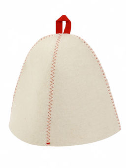 Шапка для бани и сауны Мезенские кони, полиэфир 70%, шерсть 30% - Simaland фото 4