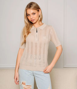 Футболка #КТ8209, бежевый