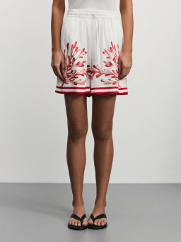 Шорты из вискозы с принтом / Zarina  фото 4