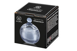 Горшочек д/меда 150 мл 8,2*8,2*11 см Каскад синий, стекло - Elan gallery фото 8