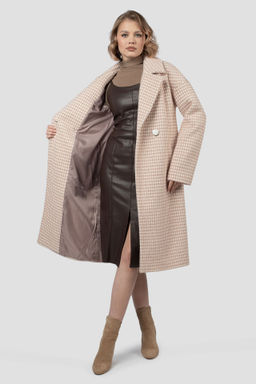 01-12117 Пальто женское демисезонное (пояс) - El podio фото 2