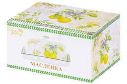 Масленка 13,5*9*6,5 см Лимоны NEW BONE CHINA - Elan gallery фото 7