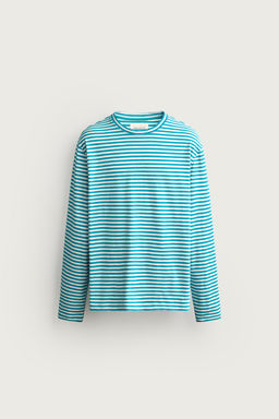 CAMISETA REGULAR FIT JACQUARD RAYAS FLAM? / rayas - Zara фото 7