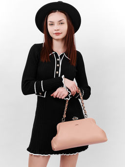 LACCOMA сумка Паола-Л815-пыльная роза эко кожа хлопок