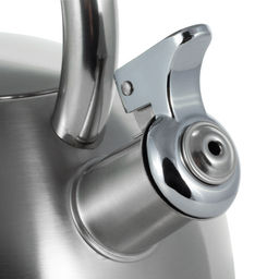 Чайник 2,7л из нержавеющей стали со свистком и ручкой soft touch (1097) /KAMILLE/  фото 4