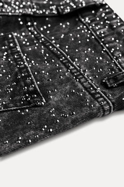 ZW COLLECTION RHINESTONE TROUSERS - Zara фото 8